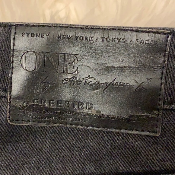 One Teaspoon Freebird Black Skinny Jeans - Picture 14 of 14